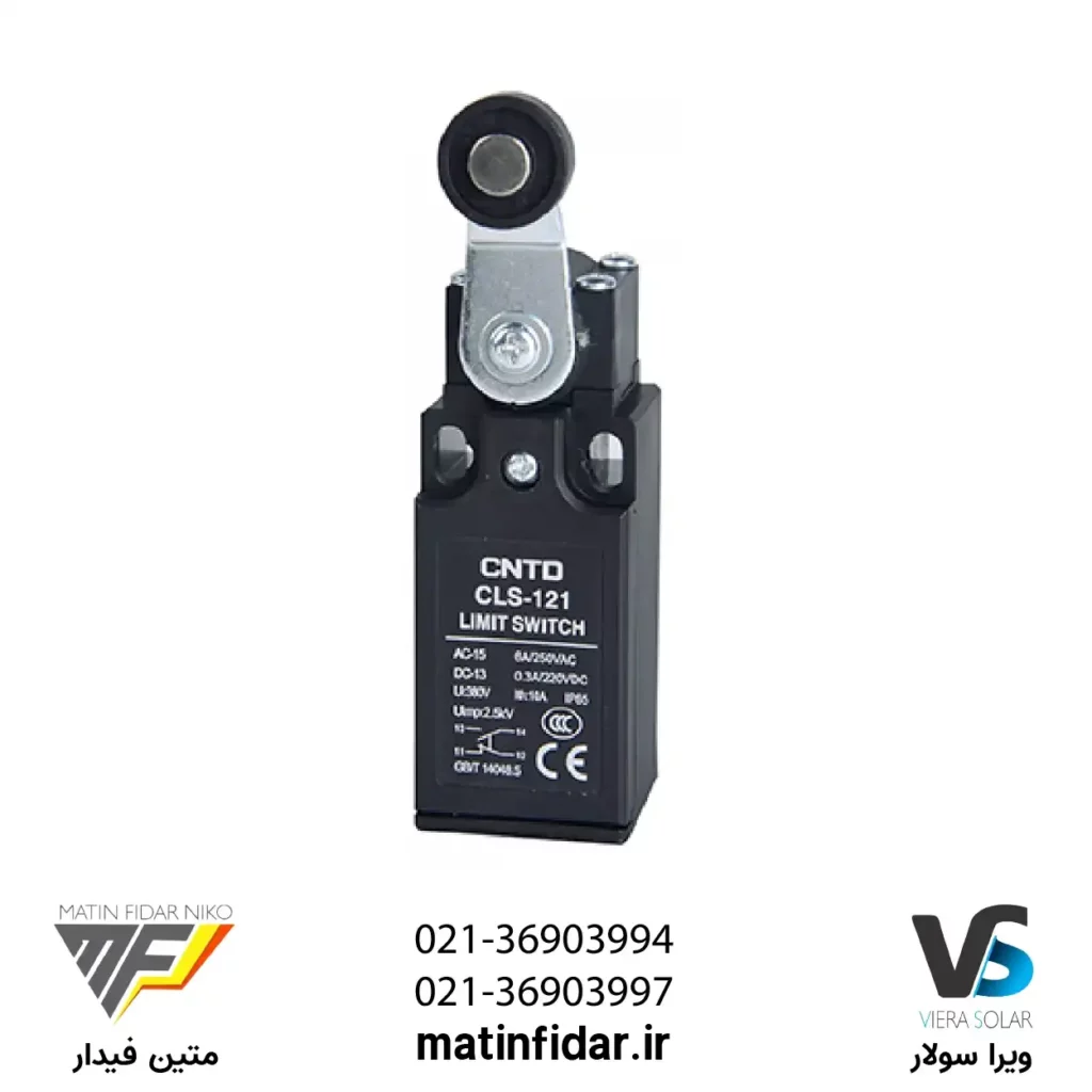 قیمت لیمیت سوئیچ بدنه باکالیت دو طرفه CNTD مدل CLS-121 از شرکت متین فیدار نیکو
