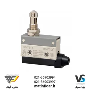 قیمت میکرو سوئیچ قاب دار فشاری قرقره دار CNTD مدل CZ-7311 از شرکت متین فیدار نیکو
