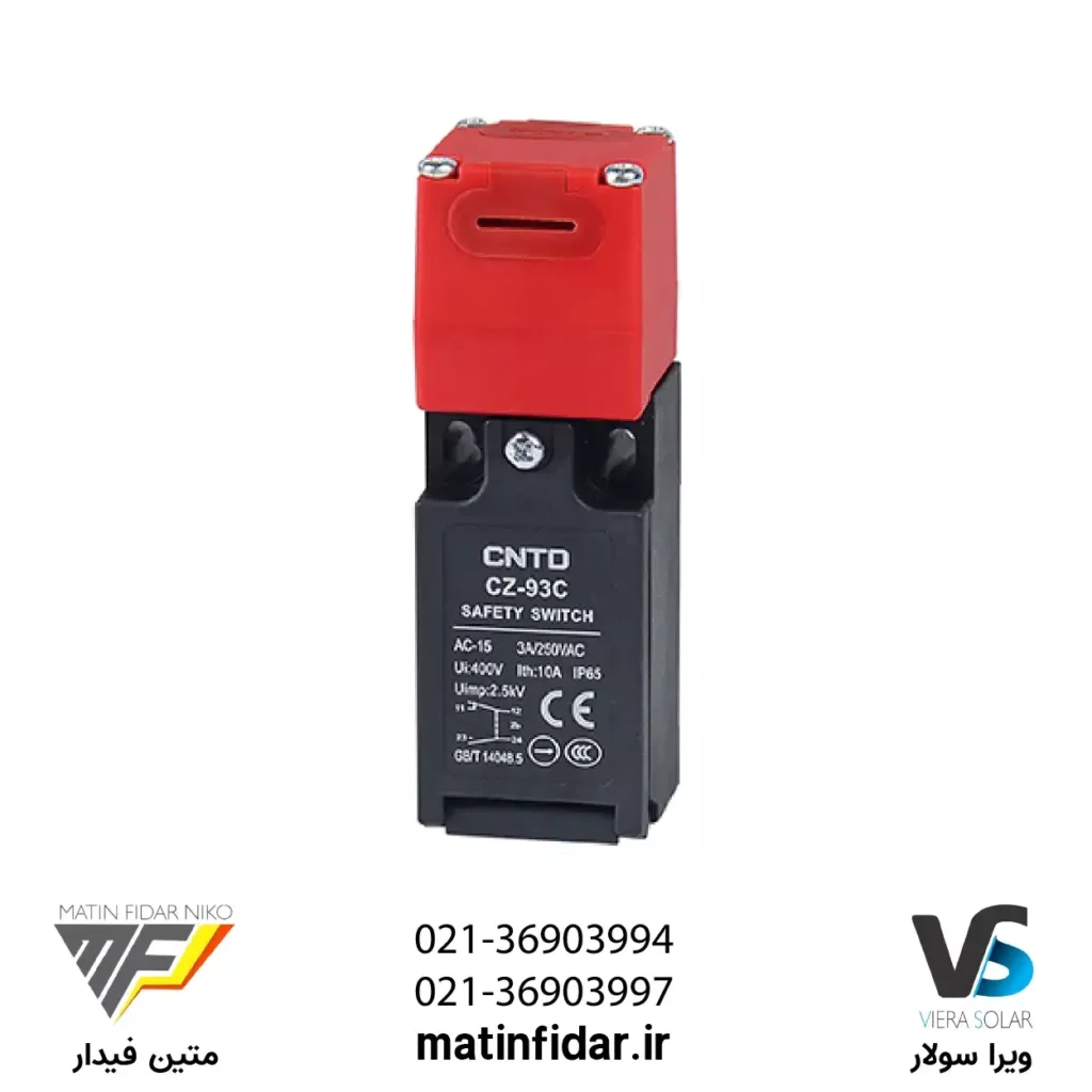 قیمت میکروسوئیچ کششی CNTD مدل (CZ-93BPG (2NC از شرکت متین فیدار نیکو