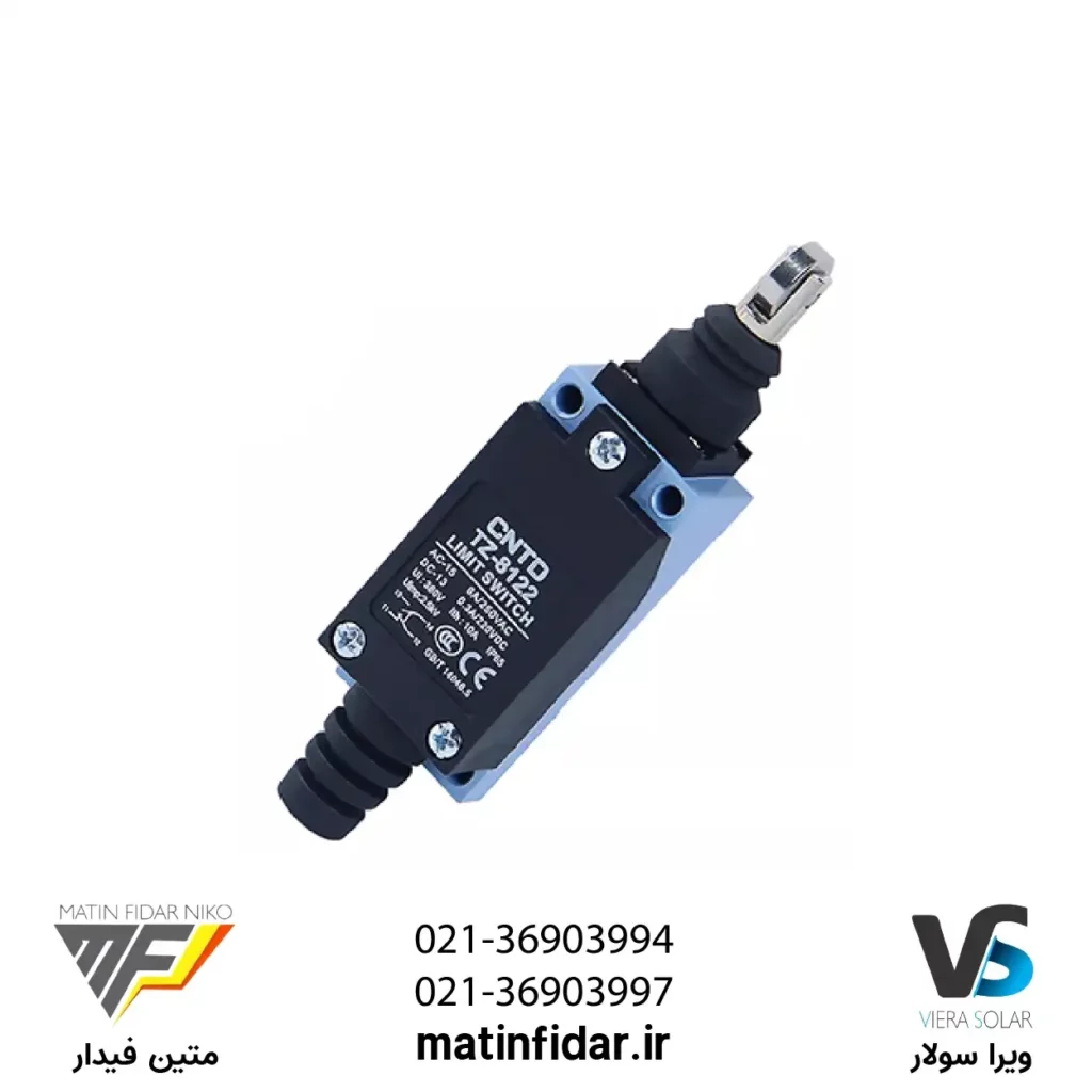 قیمت میکرو سوئیچ قرقره دار فشاری CNTD مدل TZ-8122 از شرکت متین فیدار نیکو